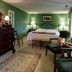 A typical bed and breakfast offers unique rooms as this traditional Buckhorn Inn room.