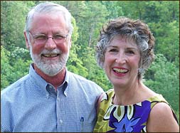 Doug's youngest daughter Ellen with her husband Finbarr visiting the Inn in 2012. Ellen also grew up with her sister Tina and the Harvill children at Buckhorn. She remains one of the Inn's biggest fans.