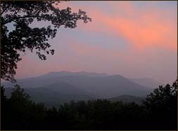 Nighttime view from the Inn, 2010