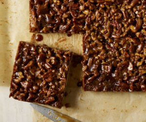 Spiced Chocolate Pecan Squares