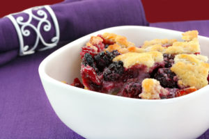 Bumbleberry cobbler is a favorite dessert of Buckhorn Inn guests.