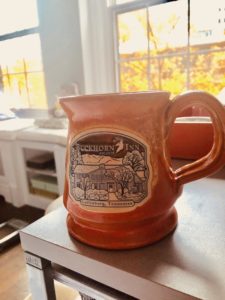Your Buckhorn Inn mugs will hold a satisfying warm beverage.
