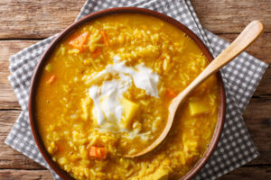 Mulligatawny soup has many variations . . .all delicious!