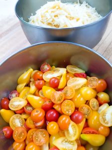 Cherry tomatoes look like little jewels!